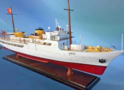 Modell-Tec Kongeskipet Norge houten scheepsmodel 1:60 (Geschikt voor RC besturing)