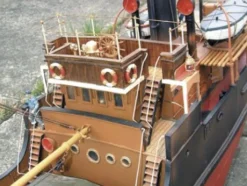 Mountfleet Models Ben Ain GFK romp, kunststof/houten RC scheepsmodel 1:32