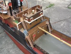Mountfleet Models Ben Ain GFK romp, kunststof/houten RC scheepsmodel 1:32