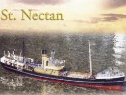 Mountfleet Models St. Nectan GFK romp , kunststof/houten RC scheepsmodel 1:32