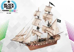 Occre Corsair houten scheepsmodel 1:80