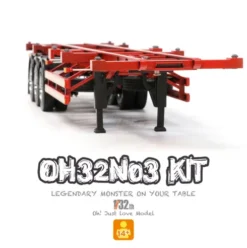 Orlandoo Hunter Model 1/32 Container Skeletal Trailer Kit for OH32T01 SCANIA R650