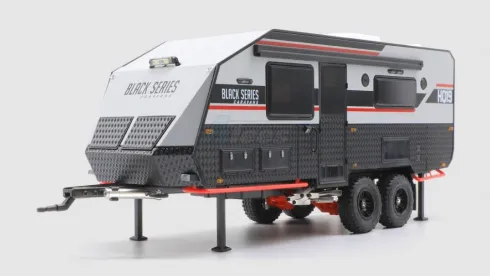 Orlandoo Hunter Model 1/32 HQ19 Blackseries Camper Trailer Kit (Officially Licensed) w/Light Control set , LED and Lipo Battery