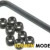 Pivot ball – Aluminium caps – TRX7033X
