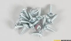 Pom-head tapping screw w flange 15pcs – G-06715-09