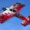Precision Aerobatics Addiction X LED V3 Transparant Rood ARF – De ultieme 50 inch 3D-machine