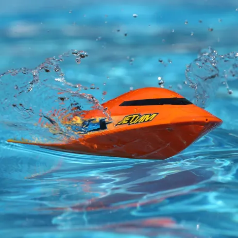 Pro Boat Jet Jam V2 12″ Self-Righting Pool Racer Brushed RTR Oranje
