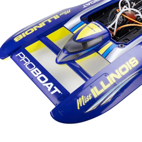 Pro Boat Miss Illinois U-34 34″ Unlimited Hydro Race Boot RTR 110 km/h zonder accu en lader