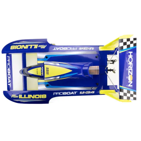 Pro Boat Miss Illinois U-34 34″ Unlimited Hydro Race Boot RTR 110 km/h zonder accu en lader