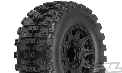 Proline 1/10 Badlands MX28 BELTED F/R 2.8″ MT Tires MTD 12mm/14mm Raid (2) – PRO1017410