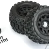 Proline 1/8 Badlands MX38 F/R 3.8″ MT Banden op Zwarte Raid Velgen – 17mm Hex (2 stuks) – PRO1012710