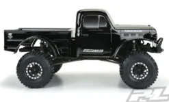 Proline body 1946 Dodge Power Wagon Tough-Color (Black) Body for 12.3″ (313mm) Wheelbase Scale Crawlers