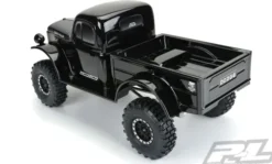 Proline body 1946 Dodge Power Wagon Tough-Color (Black) Body for 12.3″ (313mm) Wheelbase Scale Crawlers
