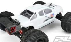 Proline body Pre-Cut Brute Bash Armor (White) for ARRMA Kraton