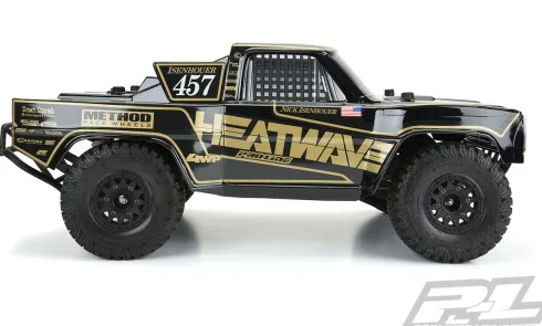 Proline body Pre-Cut 1967 Ford F-100 Race Truck Heatwave Edition Tough-Color (Black) Body for Slash 2wd, Slash 4×4 & PRO-Fusion SC 4×4