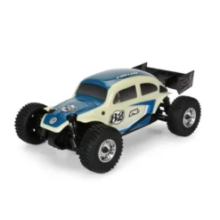 Pro line Class 1 VW Bug Blue Race Body Conversion Kit and Flat Iron M/T Tires Mounted 12mm Chrome Diablo (4) for ARRMA TYPHON GROM – PRO368000T1