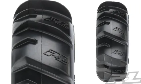 Proline Dumont Paddle SC 2.2″/3.0″ Sand/Snow Tires Mounted for Slash 2wd & Slash 4×4 Front or Rear, Mounted on Raid Black 6×30 Removable Hex Wheels – PRO1018510