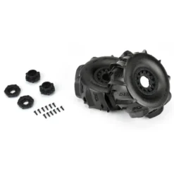 Proline 1/7 Dumont Sand/Snow F/R Tires MTD 17mm Black Raid (2) ARRMA Mojave / Traxxas UDR