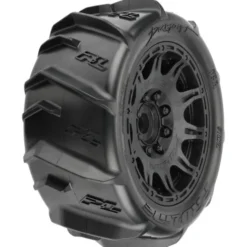 Proline 1/6 Dumont Sand/Snow Tires F/R 5.7″ Tires MTD 24mm Black Raid (2)