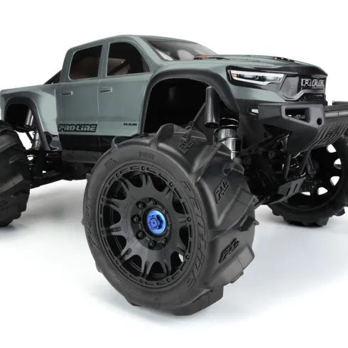 Proline 1/6 Dumont Sand/Snow Tires F/R 5.7″ Tires MTD 24mm Black Raid (2)