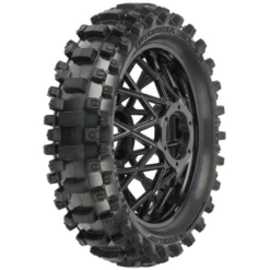 Proline 1/4 Dunlop Geomax MX33 CR4 Rear Tire MTD Black: Promoto-MX