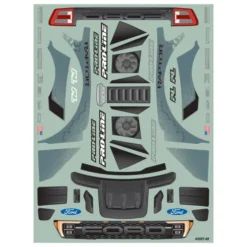 Proline 1/10 2022 Ford F-150 Raptor Clear Body ARRMA Vorteks