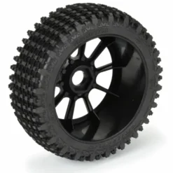 Proline 1/8 Gladiator M2 Fr/Rr Buggy Tires Mounted 17mm Black Mach 10 (2)