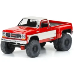 Proline 1973 GMC Sierra 3500 Clear Body for 12.3″ (313mm) Wheelbase Scale Crawlers with PRO278600 Carbine Dually Wheels