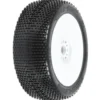 Proline 1/8 Hole Shot 2.0 S3 Front/Rear Buggy Tires Mounted 17mm White (2) – PRO9041233