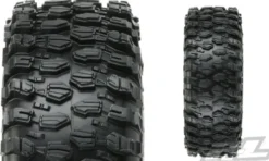 Proline Hyrax 1.9″ G8 Rock Terrain Truck Tires Mounted for Rock Crawler Front or Rear, Mounted on Impulse 1.9″ Black Plastic Internal Bead-Loc Wheels