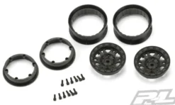 Proline Impulse 1.9″ Black Plastic Internal Bead-Loc Wheel for Rock Crawlers Front or Rear