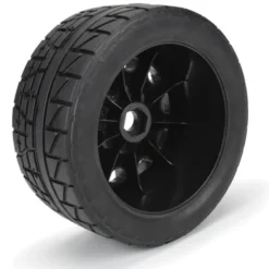 Proline 1/6 Menace HP BELTED Fr/Rr 5.7″ MT Tires Mounted 24mm Blk Raid (2) – PRO1020510