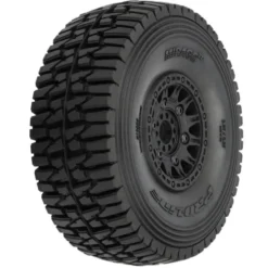 Proline 1/7 Mirage TT BELTED F/R Tires MTD 17mm Blk Raid (2): Mojave 6S & Traxxas UDR