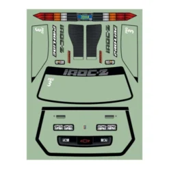 Proline 1/10 Pre-Cut 1985 Chevy Camaro IROC-Z Clear Body 22S Drag Car