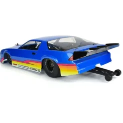 Proline 1/10 Pre-Painted/Cut 1985 Chevy Camaro IROC-Z Blue Body 22S Drag Car
