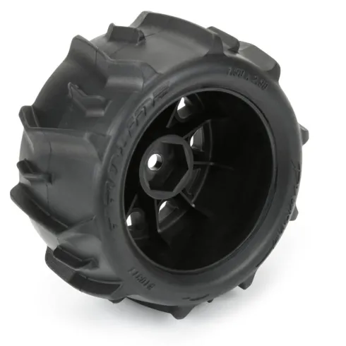 Proline Racing 1/18 Dumont F/R Banden Voorgemonteerd 12mm Black Raid (4 stuks) – Granite GROM – PRO1031110