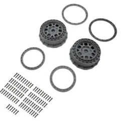 Pro-Line Racing Wheel and Beadlock Set Gray (2) 5IVE-T 3.0 – PRO287805
