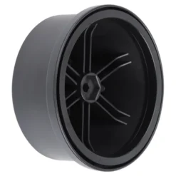 Pro Line 1/10 Split Six Front 2.2″/3.0″ 12mm Short Course Wheels (2) Red/Blk – PRO271404
