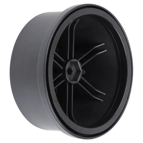 Pro Line 1/10 Split Six Front 2.2″/3.0″ 12mm Short Course Wheels (2) Red/Blk – PRO271404