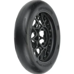 Proline 1/4 Supermoto S3 Motorcycle Front Tire MTD Black (1) Promoto-MX/SM – PRO1022210