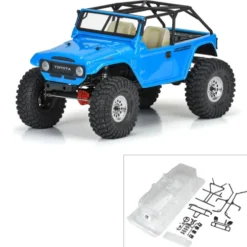 Proline 1/10 1979 Toyota Land Cruiser FJ40 Clear Body/Cage 12.3″ WB Crawlers – PRO362300