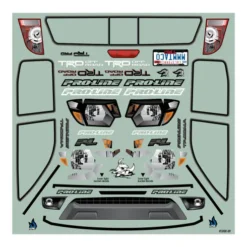 Proline 1/10 2015 Toyota Tacoma TRD Pro Clear Body 12.3″ Wheelbase Crawlers