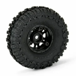 Proline 1/24 Trencher F/R 1.0″ Tires Mounted 7mm Black Impulse (4) Axial SCX24