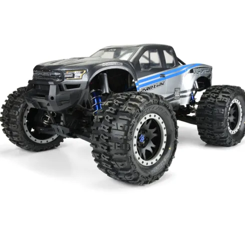 Pro-Line 1/5 Trencher Pro-Loc F/R 4.3″ X-MAXX MTD 24mm Impulse (2) – Zwart/Grijs – PRO1015113