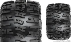 Proline Trencher X 3.8″ All Terrain Tires Mounted for 17mm MT Front or Rear, Mounted on Raid Black 8×32 Removable Hex 17mm Wheels