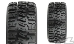 Proline Trencher X SC 2.2″/3.0″ All Terrain Tires Mounted for Slash 2wd & Slash 4×4 Front or Rear, Mounted on Raid Black 6×30 Removable Hex Wheels