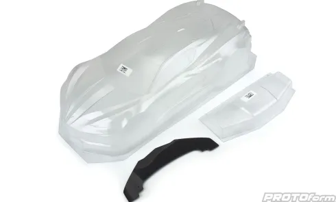 PROTOform Chevrolet Corvette C8 Clear Body for ARRMA Felony & Infraction