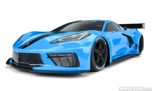PROTOform Chevrolet Corvette C8 Clear Body for ARRMA Felony & Infraction