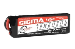 RC Plus LiPo Batterypack Sigma 45C-90C 1800 mAh 2S1P 7.4V – XT-60 stekker