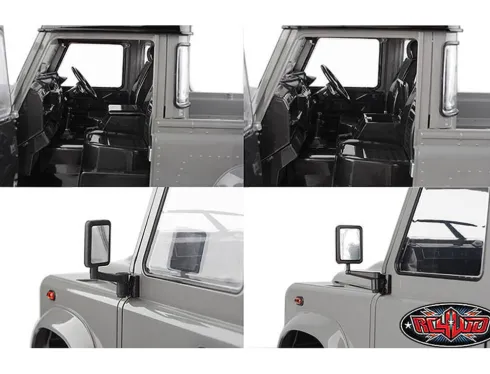 RC4WD Gelande II met 2015 Land Rover Defender D90 Body RTR Grijs